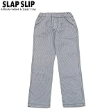SLAP SLIP(スラップスリップ) ストレッチツイル・裏起毛「千鳥柄」ロングパンツ・チドリ暖柔快【1603】【C】 130 チドリ(33)