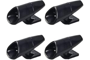 鹿除け笛 笛の警告デバイス 命を救う 粘着テープ付き 車用鹿笛 ABS アラーム 野生動物を回避する 車、トラック、オートバイに適用可能 超音波動物用シカ撃退器【4個入】 - 1