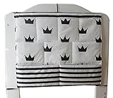 収納袋クラウンブラックハンギングオーガナイザーベビーベッドハンギングベビーベッド