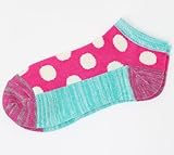 BAJA SMILE ドット柄アンクルソックス【2174108】 (13-15cm, ピンク)