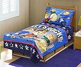 Alvinn & The Chipmunks Toddler Bedding Set, Blue/Navy by Alvinn & Chipmunks