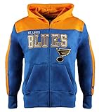 NHLユースBorelandフルジップパーカー M ブルー