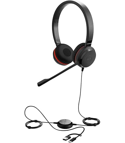 Amazon.co.jp: Jabra Evolve2 30MS 有線ヘッドセット USB-Cステレオ