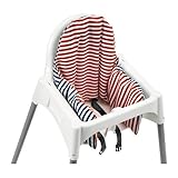 Ikea Antilop Highchair with Tray,safety Belt, White, Silver Colour and Antilop Highchair White compl