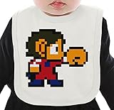 Alex Kidd ネクタイを有する有機ビブ Medium