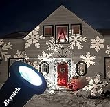 Jieyutek SL919は移動するのは明滅する雪片がライトの景観ライトの室内/屋外IP65を投影して水を防ぐのはLED景観がつやがあるライトのダンス電気スタンドクリスマス装飾ライト芝生花園を投げて