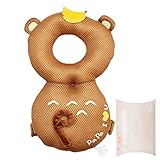 GoodsLand 【オリジナルBOX入り】 赤ちゃんの頭を守る ベビー ヘッド ガード (ブラウンモンキー) GD-MESHBABGA-BRMO