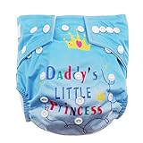 Baosity ベビー　布おむつ　おむつ　トイレ　トイレトレーニングパンツ　再使用可能　快適な　かわいい　全13種類 - 青