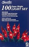 Sienna 100 Add-A-Set Bulb, Red-Color Indoor/Outdoor String Lights [並行輸入品]