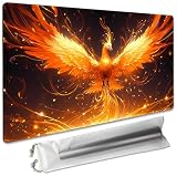 ボードゲーム 14 x 24インチ MTG プレイマット OCG CCG RPG TCG プレイマット (Fire Phoenix 1) 対応