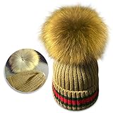 Bonice ニット帽子 ニットキャップ ポンポン付き 軽量 伸縮性ある 編み模様 秋冬 ハット 防風 ギフトに最適 お出かけ お散歩 フりーサイズ シンプル 防寒対策に 冬用キャップ プレセント