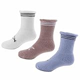 Domybest 3pcs ベビーソックス 子供ソックス 靴下 綿 無地 キッズ 男の子 女の子 0-3歳 防寒 通園 通学 お出かけ 普段着