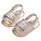 ベビーサンダル　ベビーシューズ　女の子　ガールズ　赤ちゃん　幼児　滑り止め　可愛い　お洒落　履きやすい (M, シルバー)