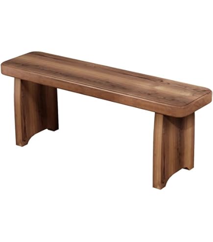 Amazon.co.jp: 無垢材 玄関ベンチ 屋外用 長椅子 ガーデンベンチ
