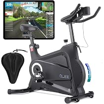 Amazon | QLEE 第7世代フィットネスバイク 【ZWIFT アプリ連動 