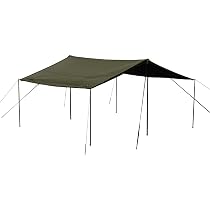 Amazon | CAMVIL ZIP-TARP ジッパータープ 5m ブラックコーティング