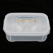 Amazon | 12個 蛇卵孵化箱 グリッド 透明なプラスチック製