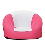 (DORIS) 子供 ソファ キッズ ソファ【パズ メッシュ ピンク/ホワイト】 滑り止め加工 (KIC)