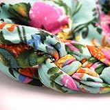 Cutelove キッズ　ベビー　ヘアバッド　カチューシャ　ボヘミア風　花柄　女の子　コットン　髪飾り　リボン