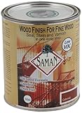SamaN SAM-305-1L 1-Quart Interior Stain for Fine Wood for Seal, Stain and Varnish, Colonial by SamaN