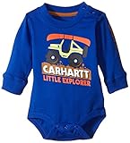 Carhartt Baby Boys ' Little Explorer Bodyshirt カラー: ブルー