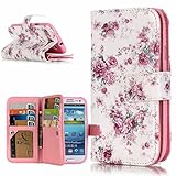 Zeebox Galaxy S3 手帳型 ケース スタンド機能 カード収納ホルダー 衝撃吸収 Samsung Galaxy S3 対応 高品質 保護カバー 生涯補償付き (ピンク #4)