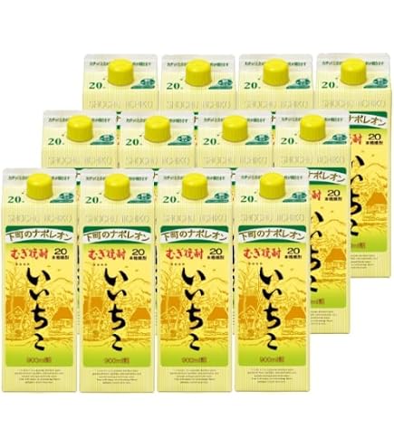 Amazon.co.jp: 三和酒類 いいちこ 麦焼酎 20度 1800ml × 6本 セット