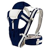 3 Position Baby Carrier Comfortable Backpack,Dark blue by Baby Lovess