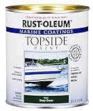 Rust-Oleum 207007 Marine Topside Paint, Deep Green, 1-Quart [並行輸入品]