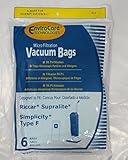 6 Envirocare Vacuum Bags to fit Riccar Type F [並行輸入品]