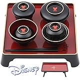 お食い初め 食器セット ディズニー ミニー 女の子 黒色 二の膳