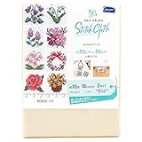 オリムパス製絲 刺繍布(約)53×50cmカット/No.3900アイーダ・白