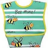 Dex Dura Bib Large for ages 6 - 24 Months - Bee Mine by Dexbaby