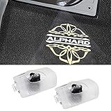 alphard 30系ロゴ カーテシランプ カーテシライト 20系ヴェルファイア/アルファード/ 50系エスティマ 車のドア装飾