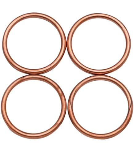 Amazon.co.jp: マフラーガスケット ワッシャーエキゾースト ガスケット