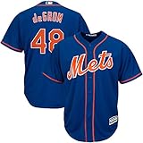 ジェイコブ・デグロム# 48ニューヨーク・メッツYouthロイヤル代替クールベースPlayer Jersey ( Youth Large 14 / 16 )