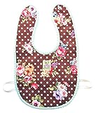 KILLYEDNA(キリーエドナ)ラウンドビブ・ブーケ(ブラウン)