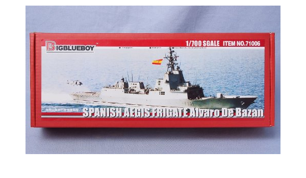 Amazon Co Jp 1 700 スペイン海軍 アルバロ デ バサン級フリゲート ホビー 通販