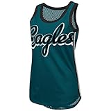 Philadelphia Eaglesレディースg-iii NFL「GAME ON " Jerseyメッシュタンクトップ 3L グリーン