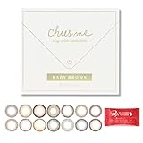新色追加 カラコン chu's me チューズミー ワンデー ハニーベージュ 1箱10枚入 【クレンジングコットン付き】 (±0.00)
