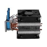 12V熱電冷却器ペルチェ半導体冷凍DIY水冷システムクーラーデバイスファン