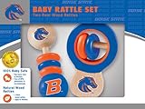 ボイジー州立ブロンコスWooden Baby Rattle Set