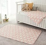 子猫 クール ベビー布団 韓国ｲﾌﾞﾙ 掛け布団 薄手 キルトパッド 防水シーツ (M)