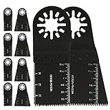 Wrightjp 10点セット カットソーブレード マルチツール用 替刃 マルチツール用ブレード 替刃 カットソー 先端工具 ECutマルチツール用 日立 マキタ ボッシュ BOSCH適応