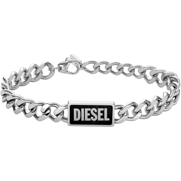 DIESEL スチールブレスレット Women's Stainless steel chain bracelet | Silver | Diesel