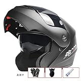 フルフェイス　バイク用ヘルメット　ジェット　マスク付き　レディース　メンズ　ダブルシールド　秋冬用　オートバイ　アンチショツク　防衝撃　通気性抜群　アウトドア＆スポーツ　2WAYS