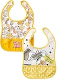 ワーナー Warner トムとジェリー 乳幼児 2Pエプロン イエロー ポリエステルスムス×ブロード V2C30