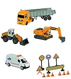 Dickie Toys Majorette Construction Theme Set [並行輸入品]