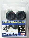 barchetta 1/20 P34 レインタイヤセット(T社1/20 P34対応) 【FrontTyre×4 RearTyre×4 タイヤテンプレート×1】