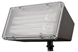 Lithonia OFL 213F 120 LP BZ M4 Mini-Flood Light with Two 13-Watt 2700K Compact Quad-Tube Fluorscent 
